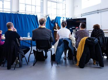 A group of LAMDA Exams teachers during a course