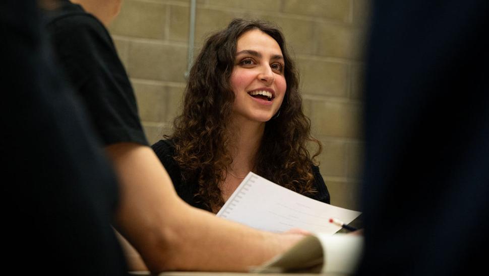A student during a LAMDA lesson